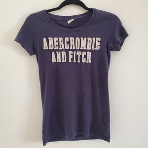 Abercrombie & Fitch Navy Blue Tee